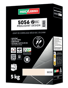 Joint carrelage déco 5056 - 5kg beige - 2 à 6mm